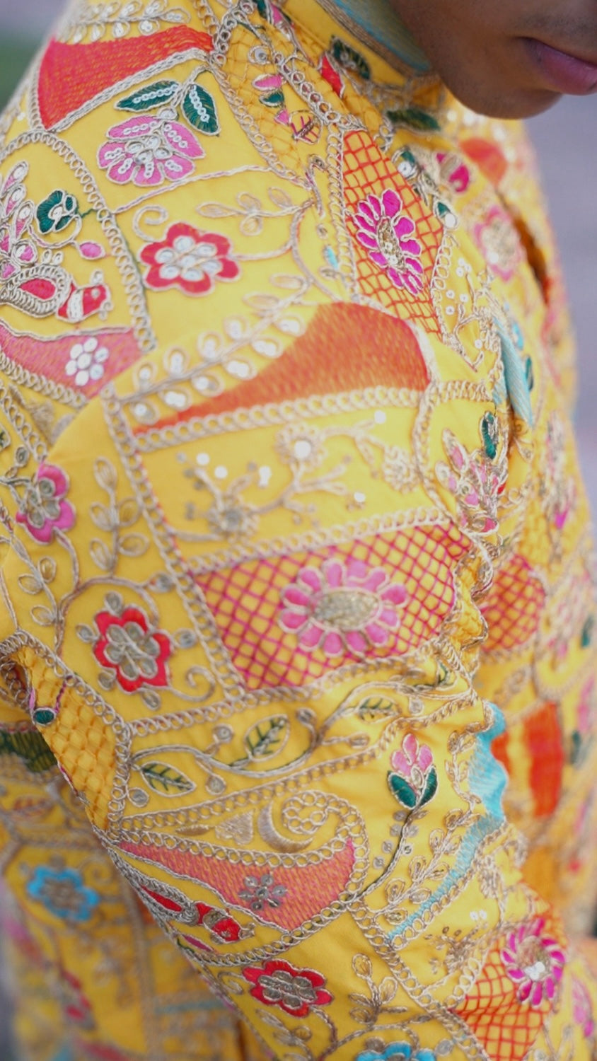 Suryansh – Luxury Embroidered Kurta for Men | Navratri, Garba & Diwali Wear