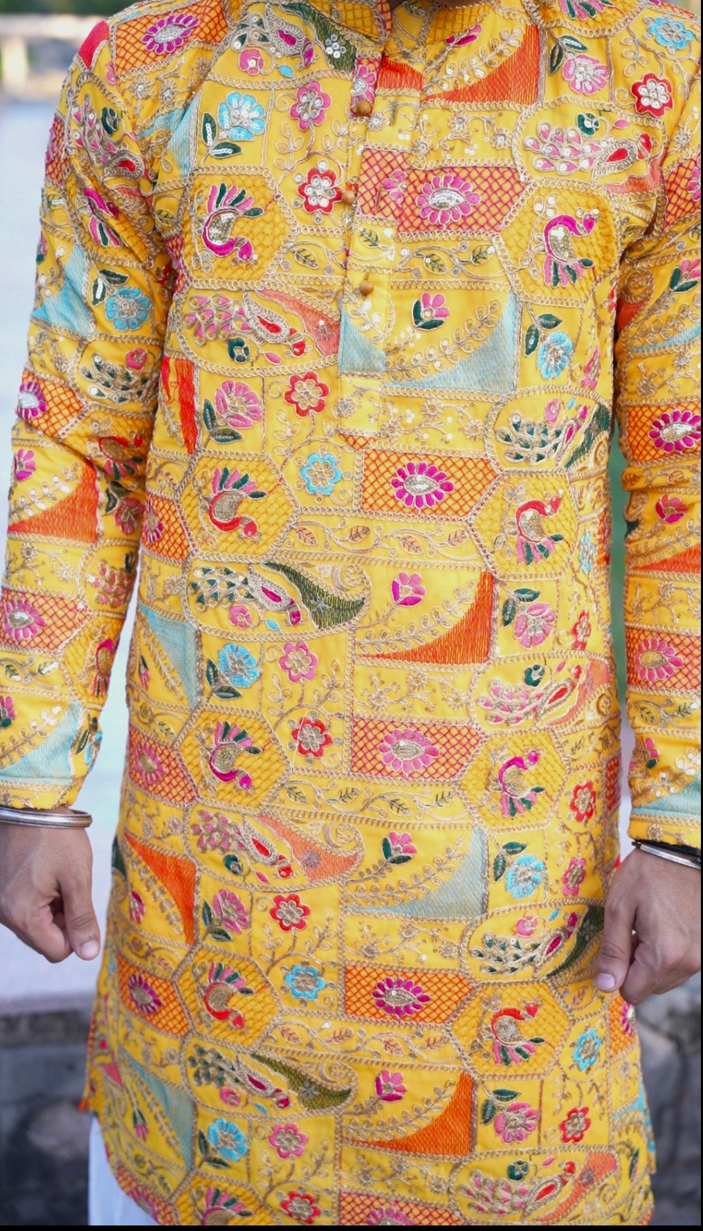 Suryansh – Luxury Embroidered Kurta for Men | Navratri, Garba & Diwali Wear