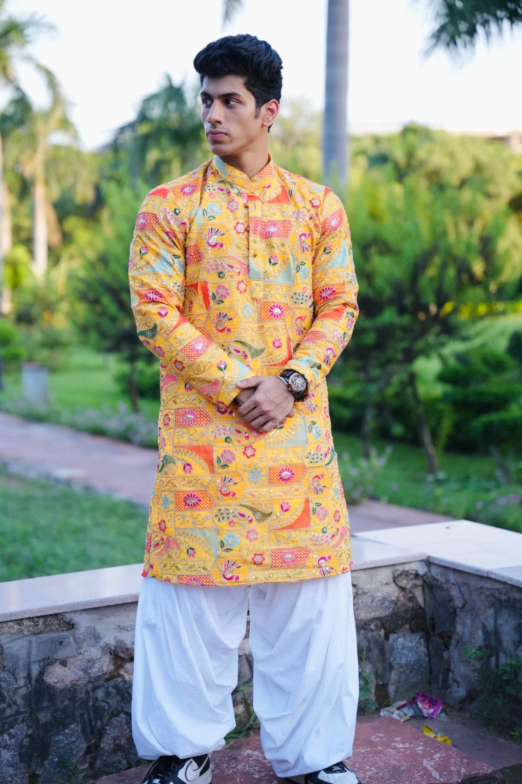 Suryansh – Luxury Embroidered Kurta for Men | Navratri, Garba & Diwali Wear